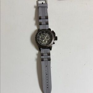 Source Unknown Gray and Black Men's Sport Watch